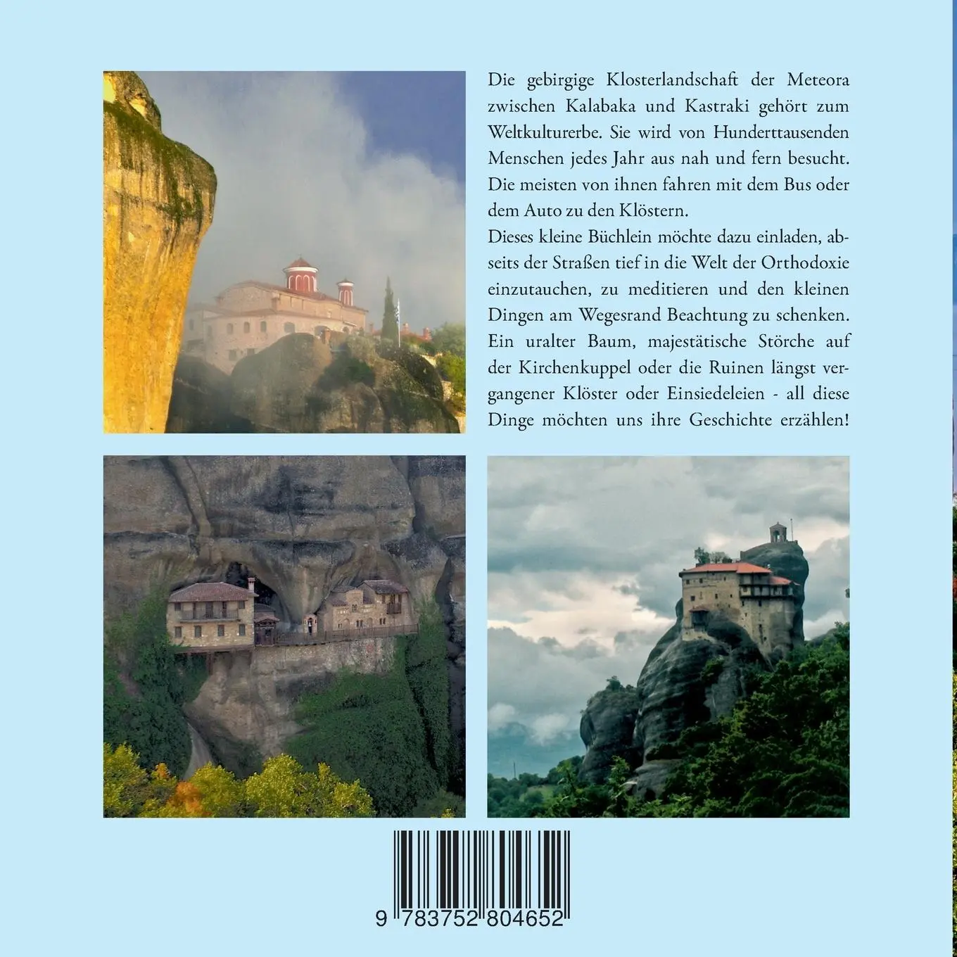 Rückseite: 9783752804652 | Meteora - zwischen Himmel und Erde | Michael Mitrovic (u. a.) | Buch