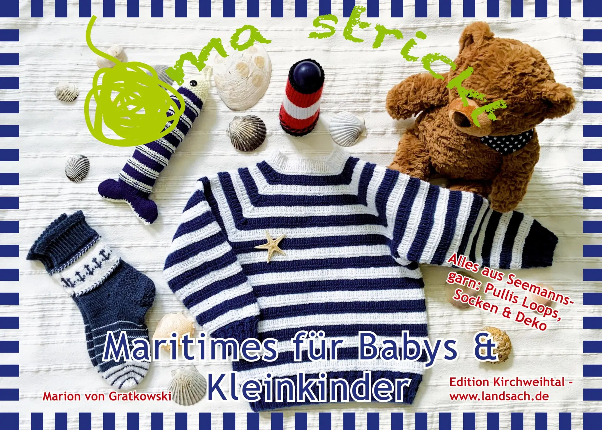 Cover: 9783756244652 | Oma strickt - Maritimes für Babys &amp; Kleinkinder | Gratkowski | Buch