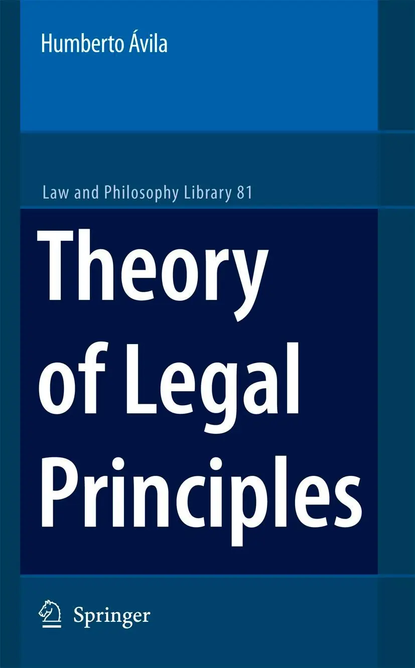 Cover: 9789048174652 | Theory of Legal Principles | Humberto Avila | Taschenbuch | xiv | 2010