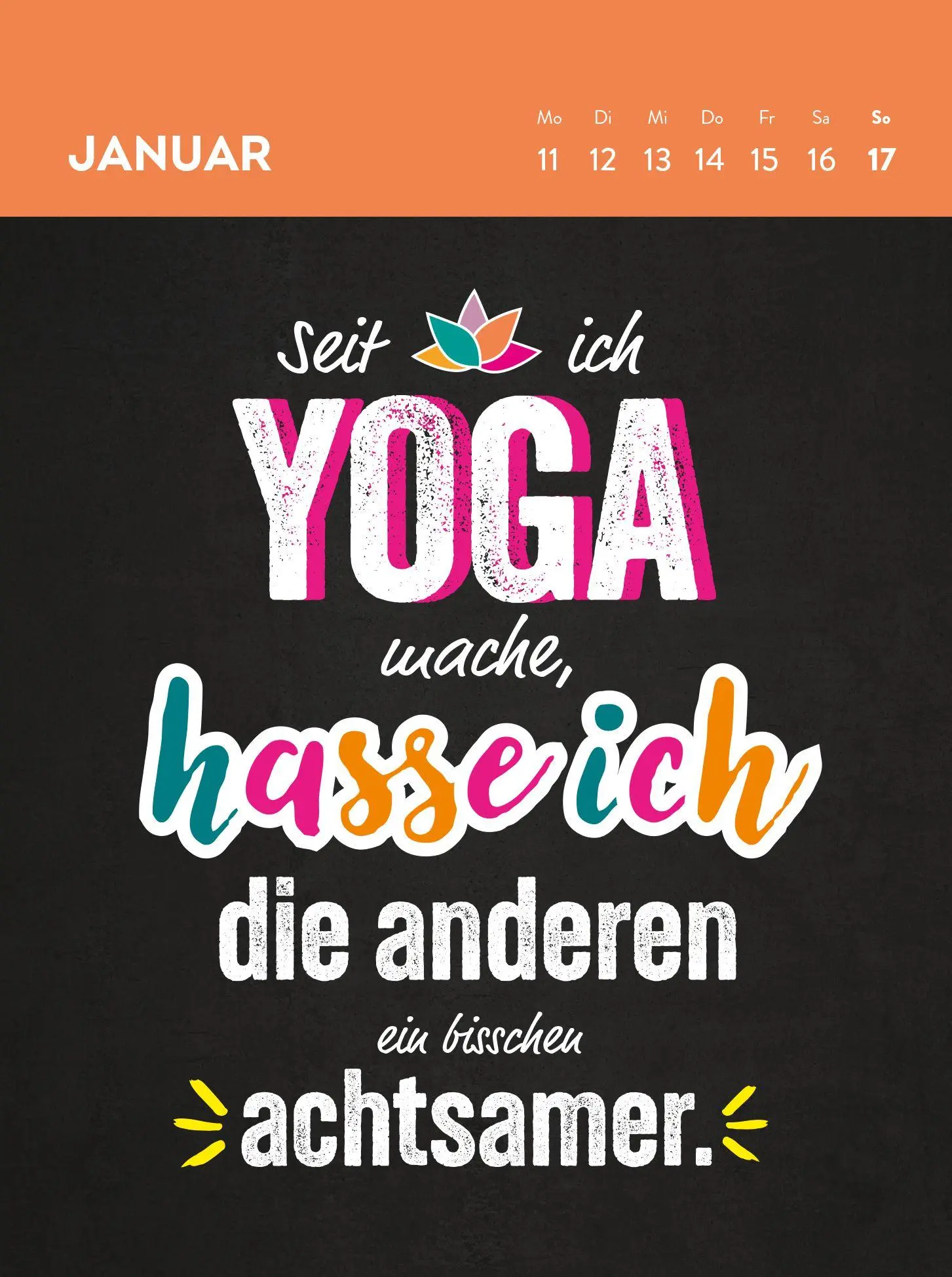 Bild: 4036442014752 | Wochenkalender 2027: Ich atme ein, ich raste aus | Groh Verlag | 56 S.