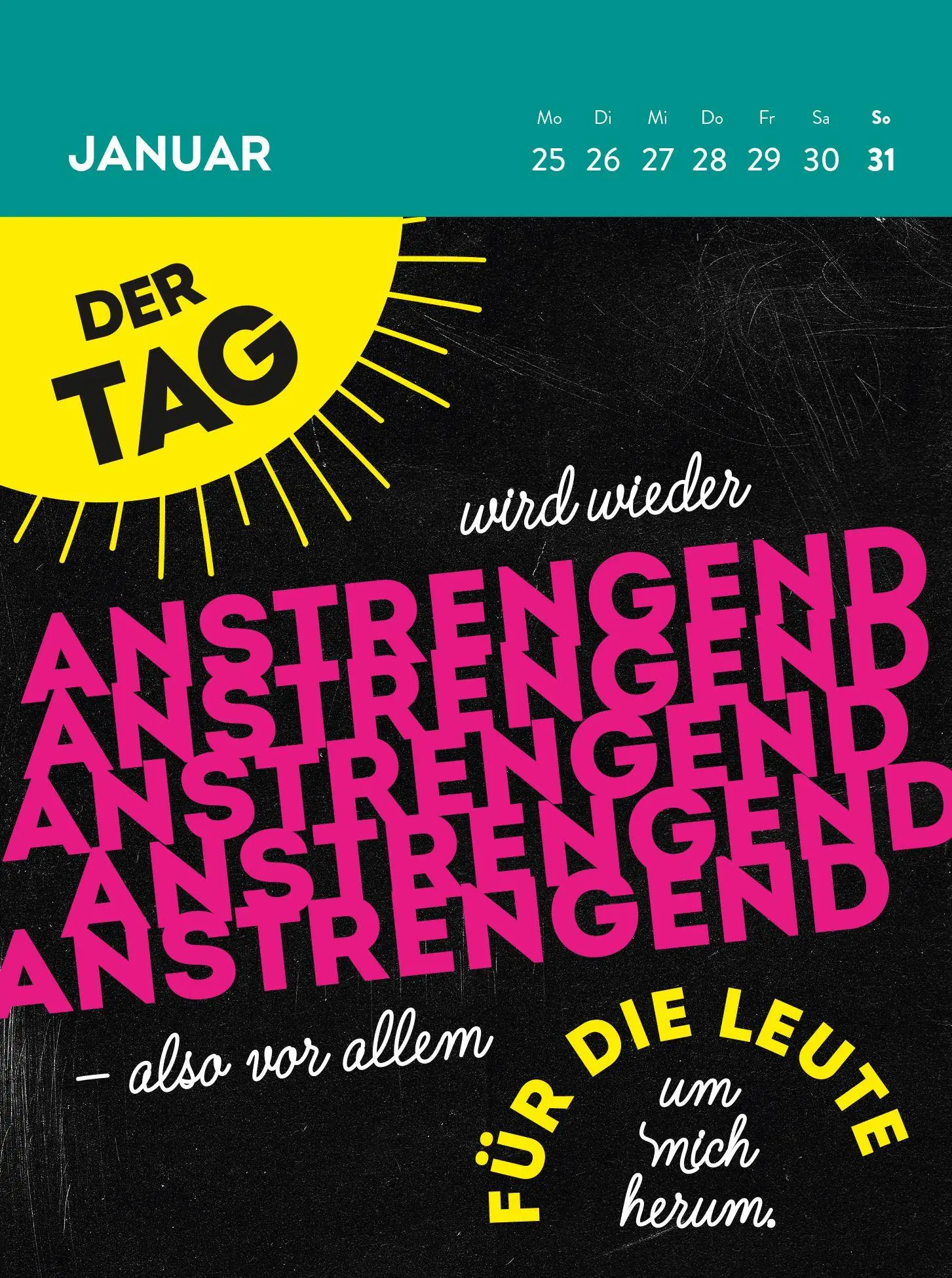 Bild: 4036442014752 | Wochenkalender 2027: Ich atme ein, ich raste aus | Groh Verlag | 56 S.