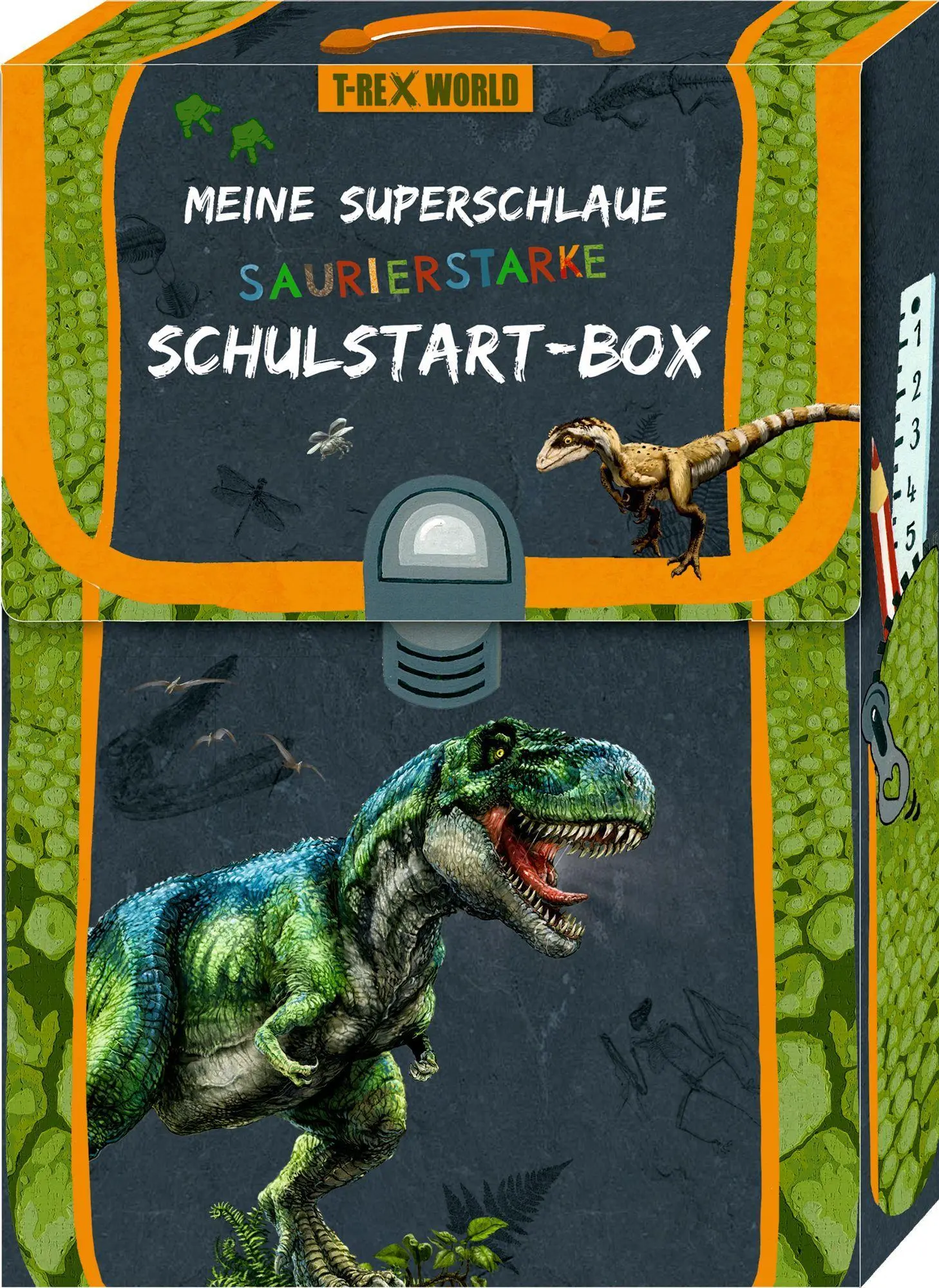 Cover: 4050003954752 | Meine superschlaue saurierstarke Schulstart-Box (T-Rex World) | SET