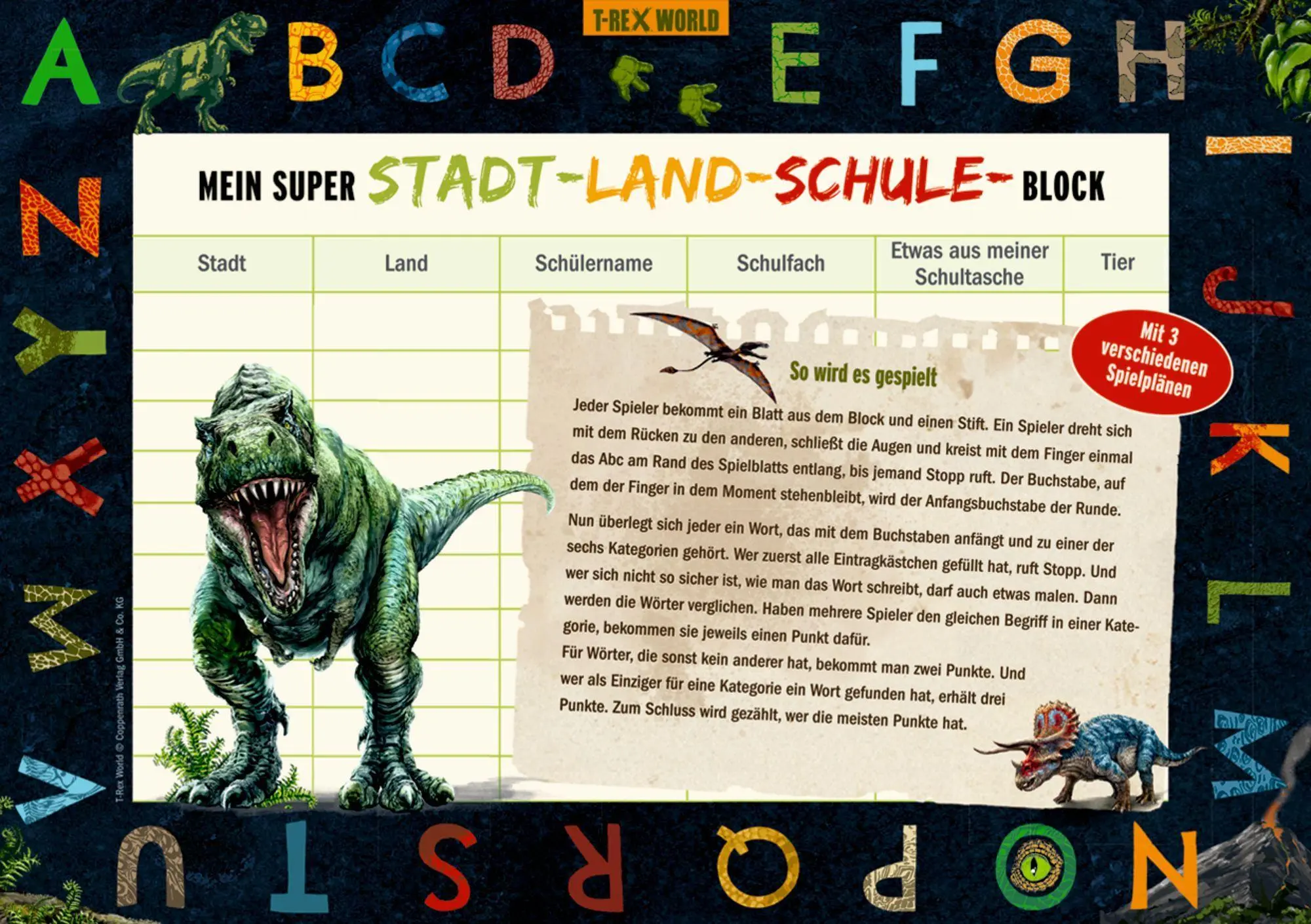 Bild: 4050003954752 | Meine superschlaue saurierstarke Schulstart-Box (T-Rex World) | SET