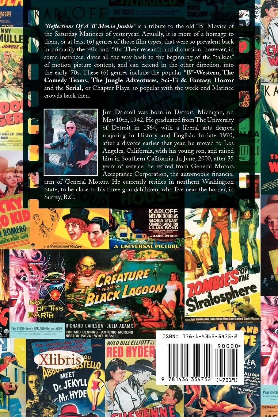 Rückseite: 9781436354752 | Reflections of a ''B''- Movie Junkie | Jim Driscoll | Taschenbuch