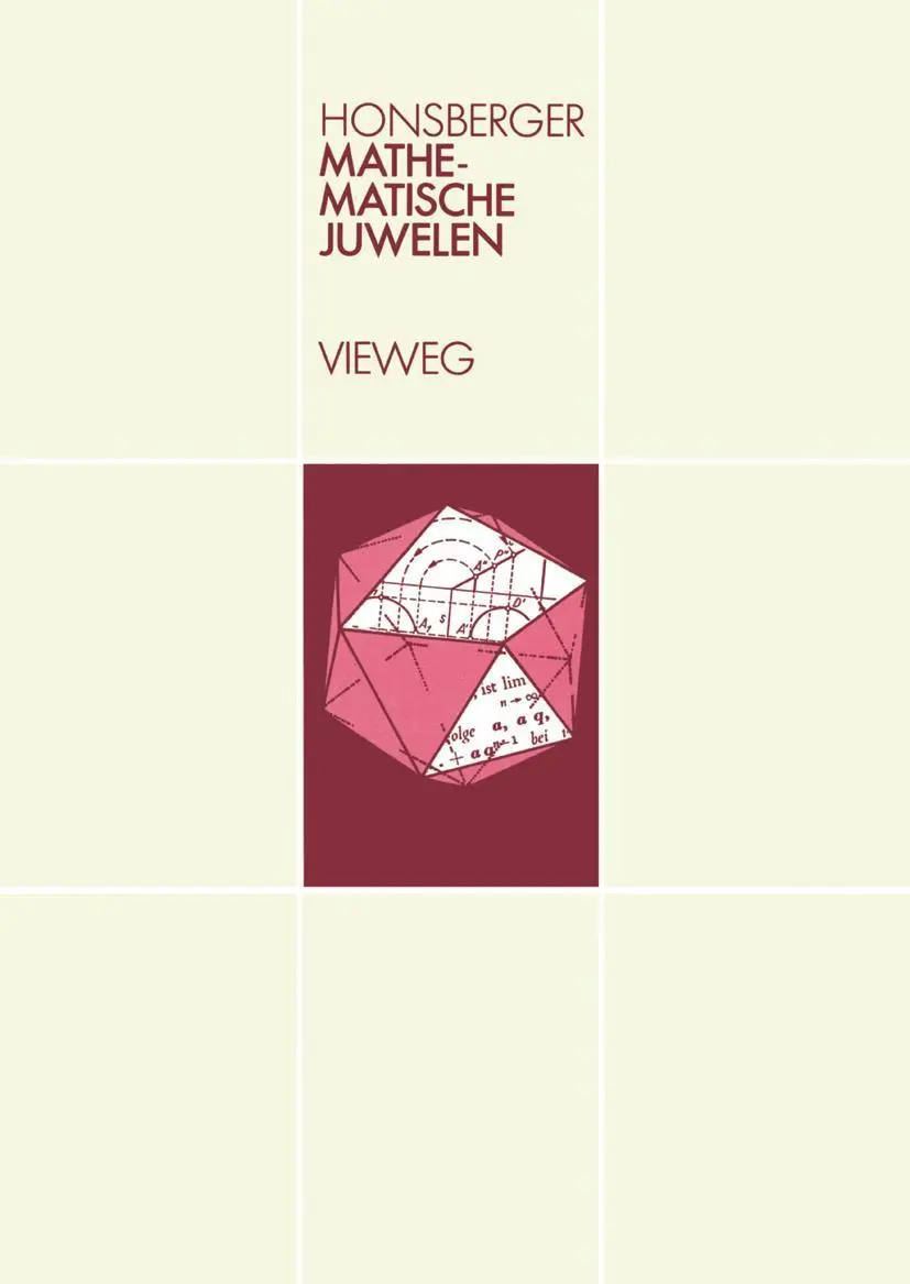 Cover: 9783528084752 | Mathematische Juwelen | Ross Honsberger | Taschenbuch | viii | Deutsch