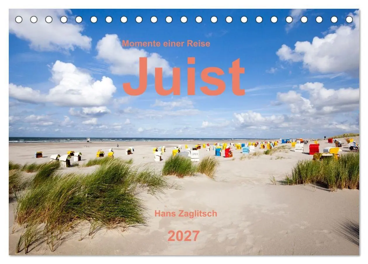 Cover: 9783569504752 | Juist - Momente einer Reise (Tischkalender 2027 DIN A5 quer),...