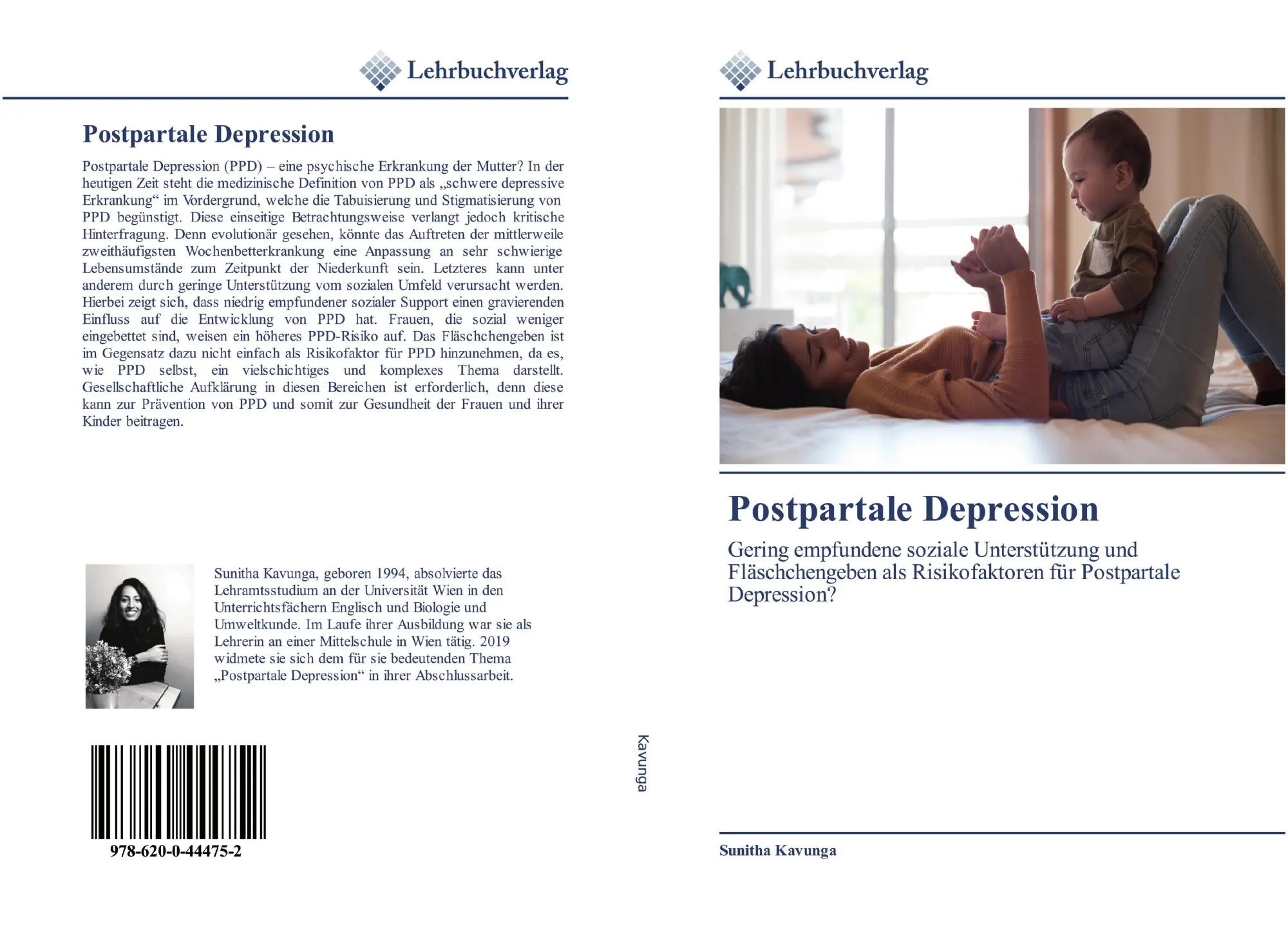 Cover: 9786200444752 | Postpartale Depression | Sunitha Kavunga | Taschenbuch | 152 S. | 2019