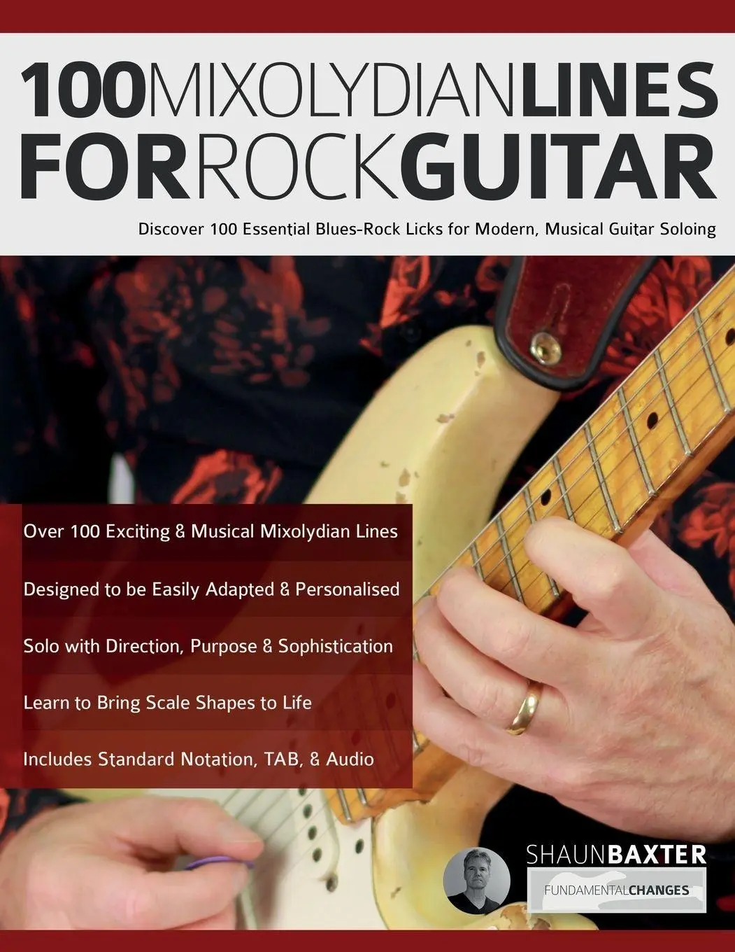 Cover: 9781789334852 | 100 Mixolydian Lines for Rock Guitar | Shaun Baxter (u. a.) | Buch