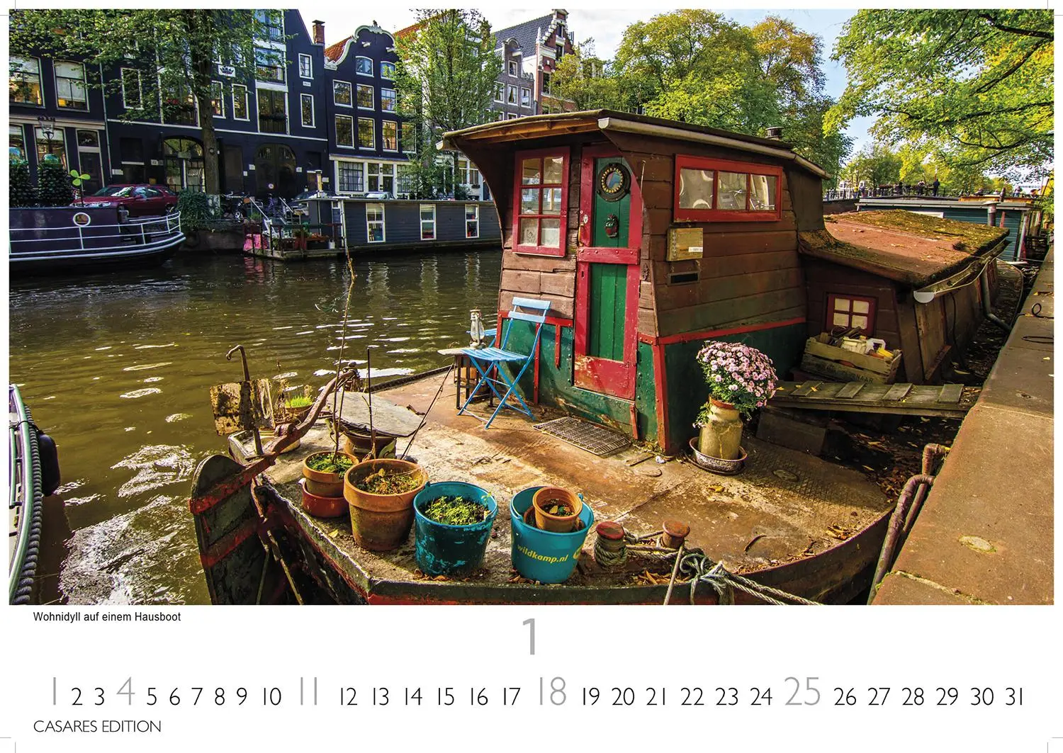 Bild: 9781835244852 | Amsterdam 2026 L 35x50cm | Kalender | Deutsch | 2026