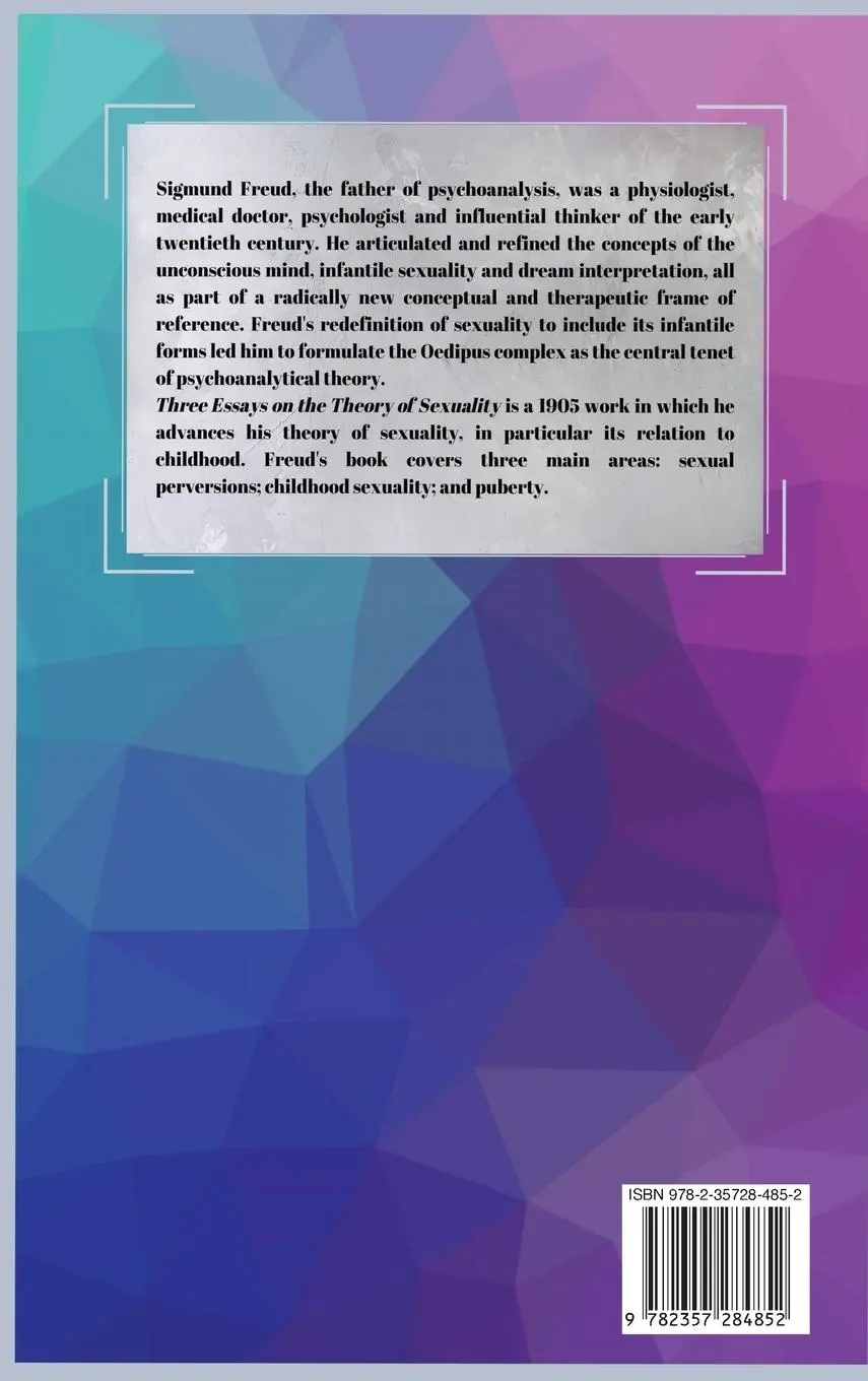 Rückseite: 9782357284852 | Three Essays on the Theory of Sexuality | Freud | Buch | Gebunden