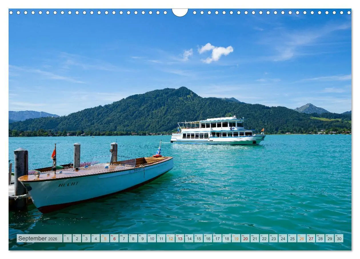 Bild: 9783457624852 | Der Tegernsee - Urlaubsparadies Bayerische Voralpen (Wandkalender...