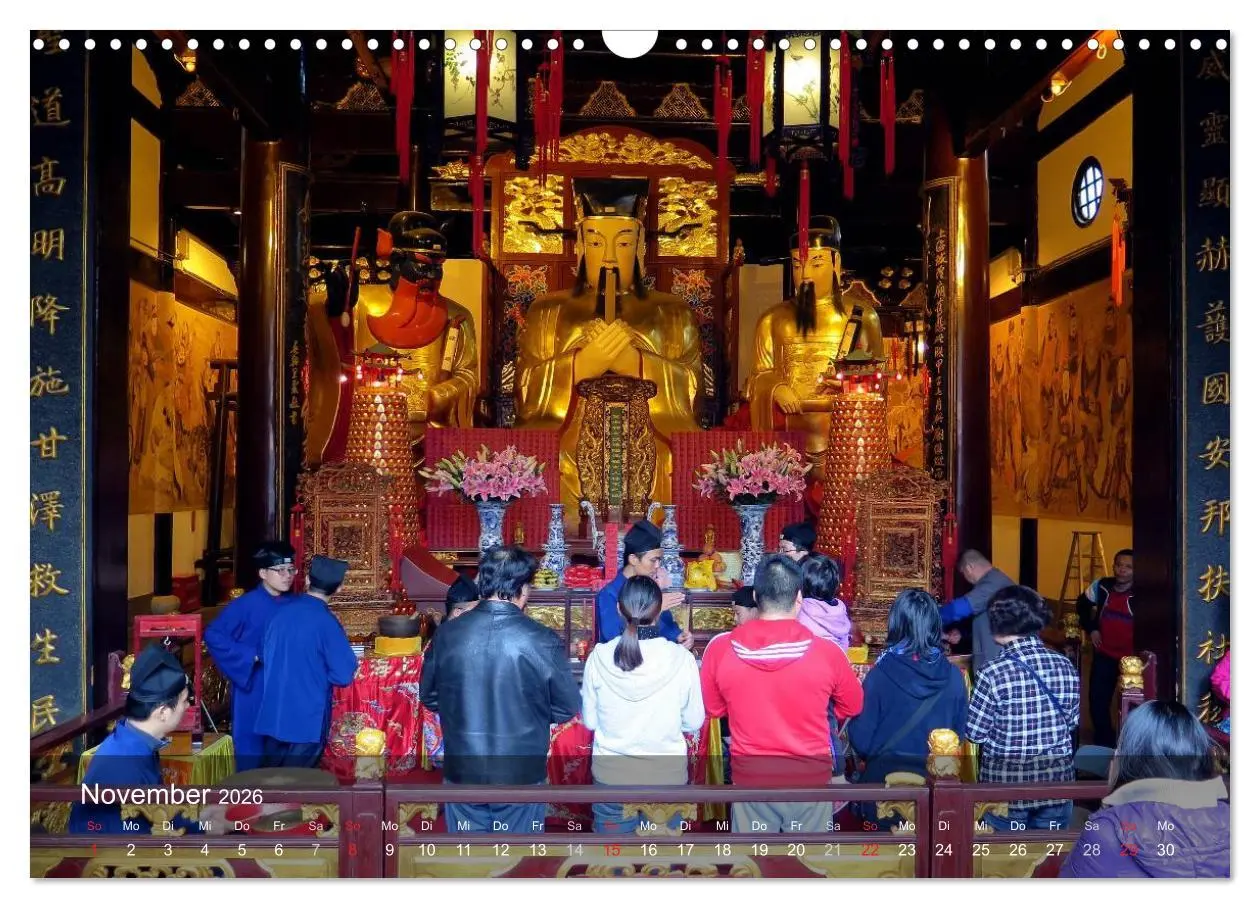 Bild: 9783516024852 | Shanghai - faszinierende Facetten (Wandkalender 2026 DIN A3 quer),...