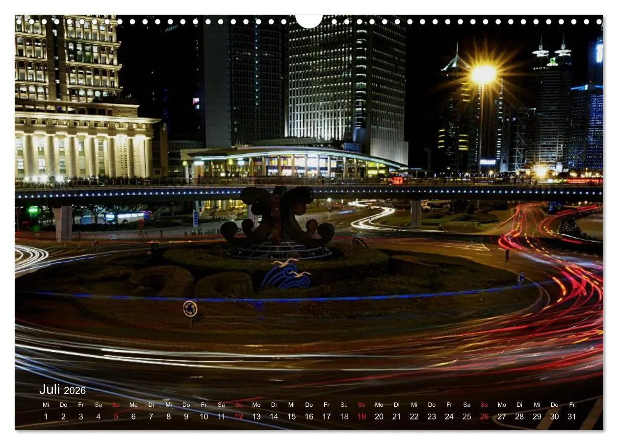 Bild: 9783516024852 | Shanghai - faszinierende Facetten (Wandkalender 2026 DIN A3 quer),...