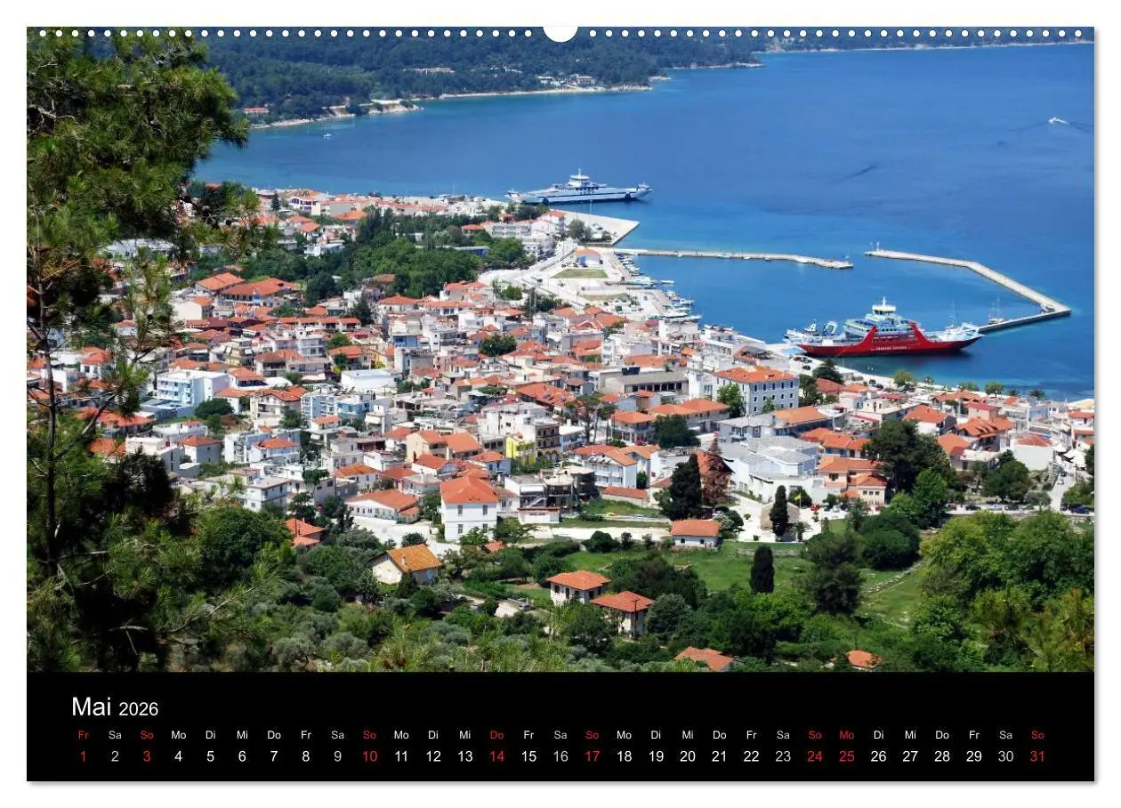 Bild: 9783516194852 | Griechenland - Insel Thassos (Wandkalender 2026 DIN A2 quer),...