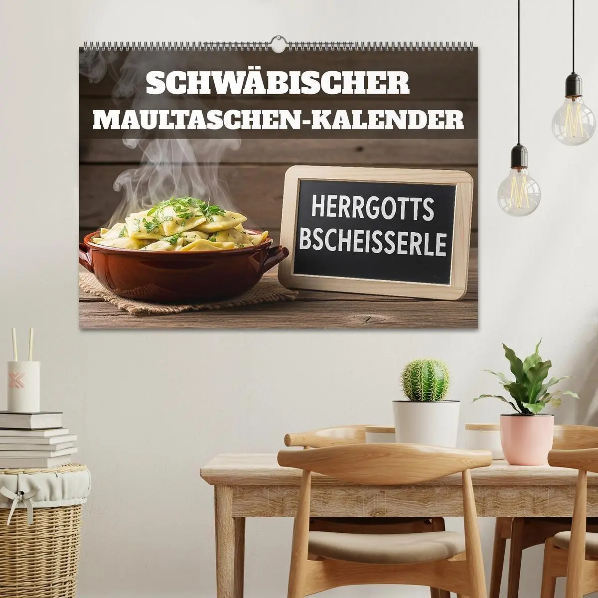 Bild: 9783516714852 | Schwäbischer Maultaschen-Kalender (Wandkalender 2026 DIN A2 quer),...