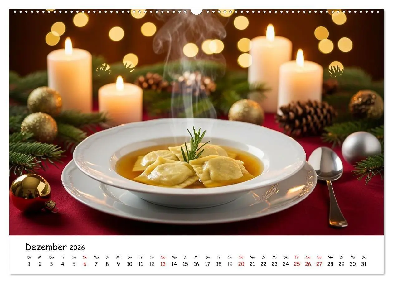 Bild: 9783516714852 | Schwäbischer Maultaschen-Kalender (Wandkalender 2026 DIN A2 quer),...