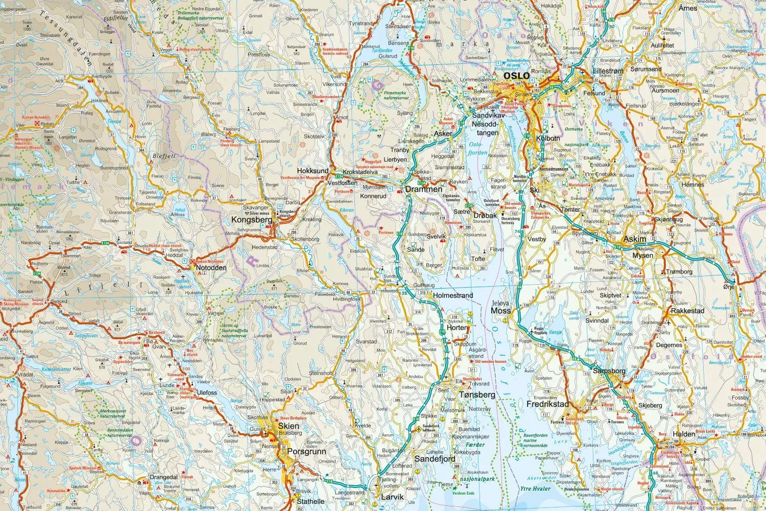 Bild: 9783831774852 | Reise Know-How Landkarte Norwegen, Süd / Norway, South (1:500.000)