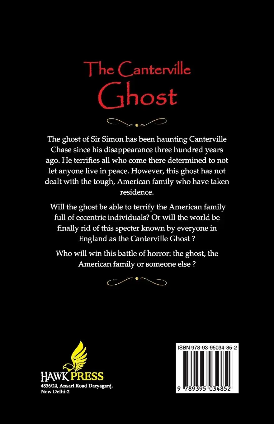 Rückseite: 9789395034852 | The Canterville Ghost | Oscar Wilde | Taschenbuch | Englisch | 1993