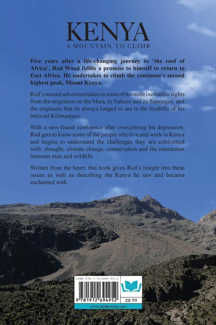 Rückseite: 9781912694952 | Kenya | A Mountain to Climb | Rod Wood | Taschenbuch | Englisch | 2019