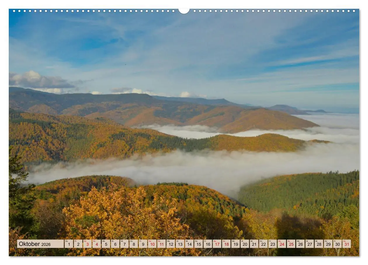 Bild: 9783457854952 | Vogesen - wunderschön (Wandkalender 2026 DIN A2 quer), CALVENDO...