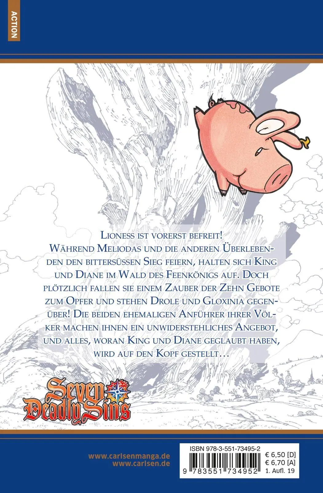 Rückseite: 9783551734952 | Seven Deadly Sins 25 | Mittelalterliche Fantasy-Action mit Witz | Buch