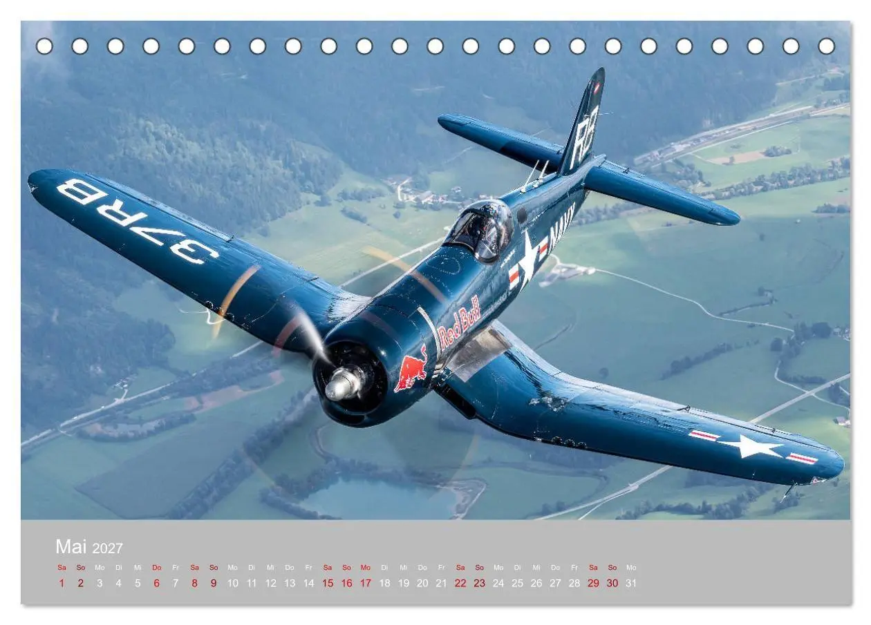 Bild: 9783569584952 | Fliegende Legenden - Warbirds (Tischkalender 2027 DIN A5 quer),...