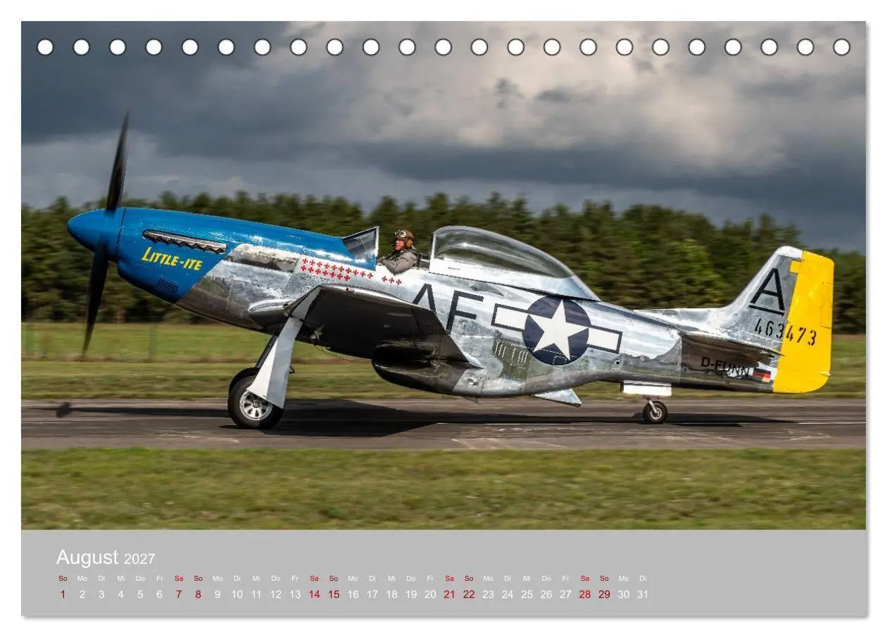 Bild: 9783569584952 | Fliegende Legenden - Warbirds (Tischkalender 2027 DIN A5 quer),...