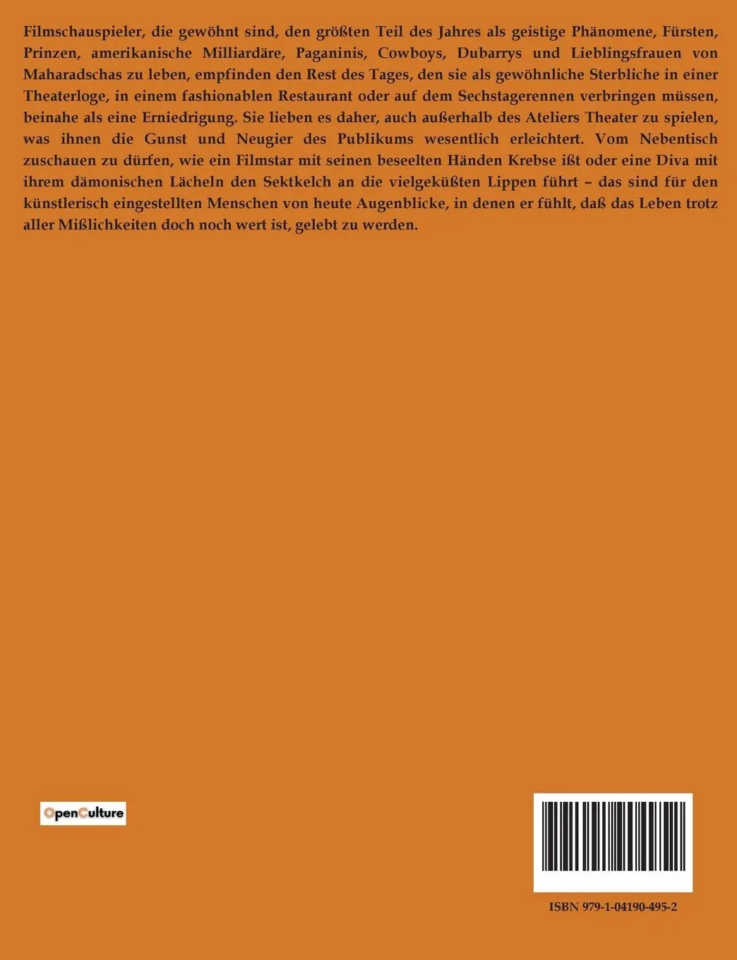 Rückseite: 9791041904952 | Liebe und Bananen | Artur Landsberger | Taschenbuch | 194 S. | Deutsch
