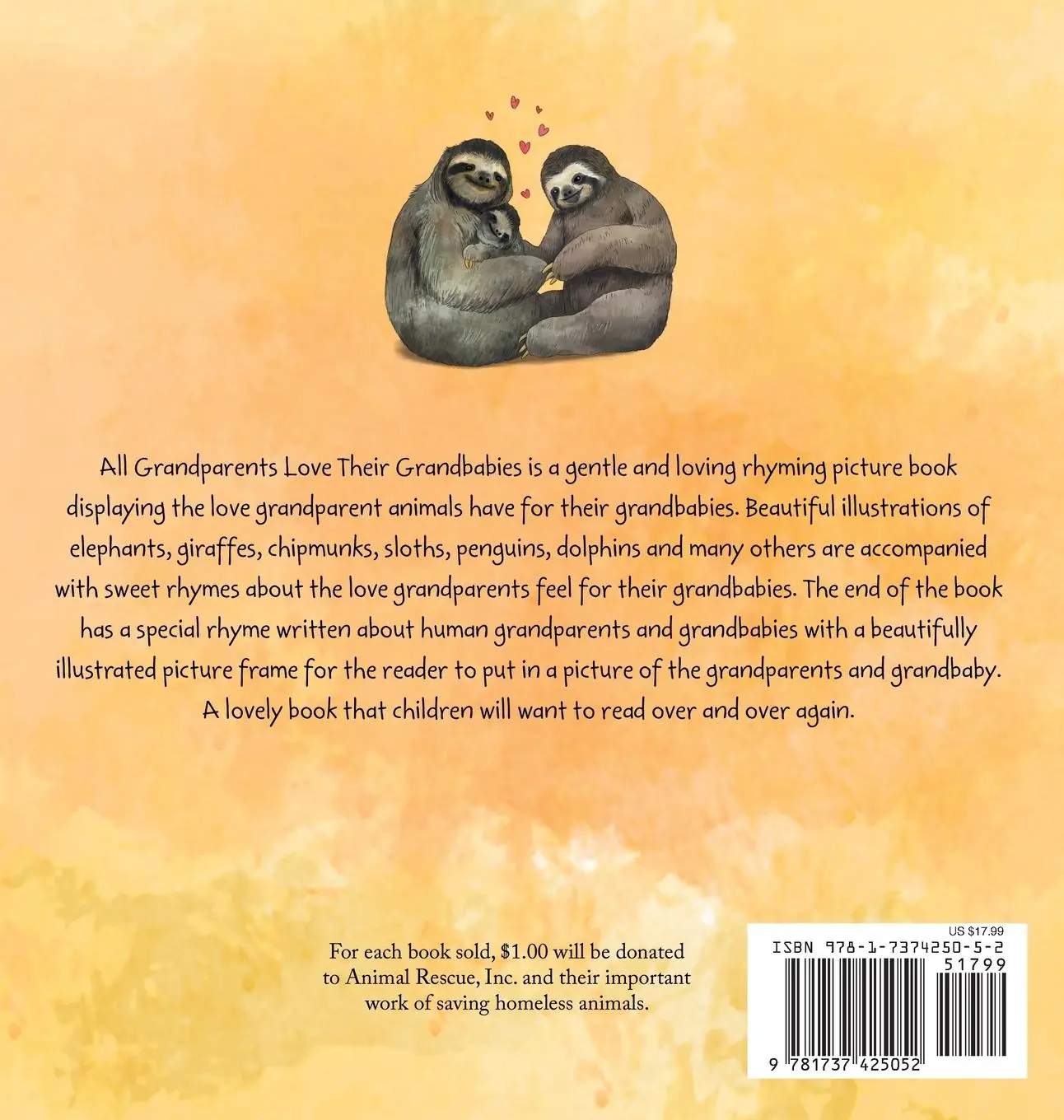 Rückseite: 9781737425052 | All Grandparents Love Their Grandbabies | Zoe Michal | Buch | Gebunden