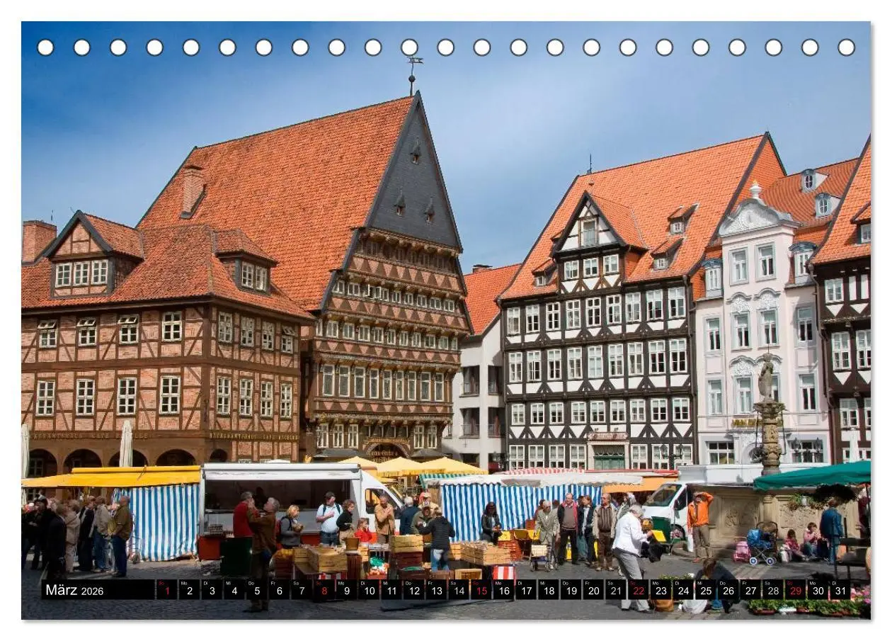 Bild: 9783457985052 | Hildesheimer Ansichten (Tischkalender 2026 DIN A5 quer), CALVENDO...