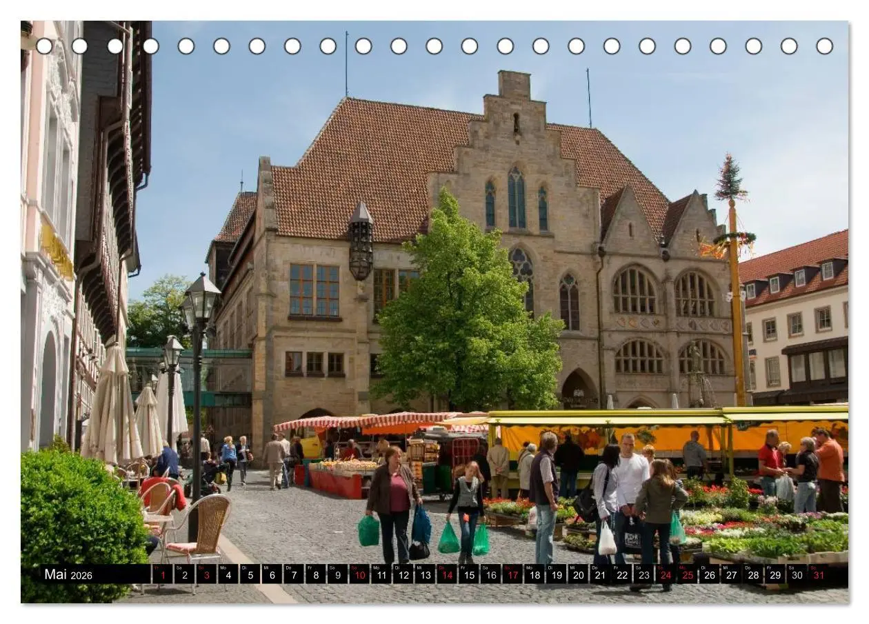 Bild: 9783457985052 | Hildesheimer Ansichten (Tischkalender 2026 DIN A5 quer), CALVENDO...