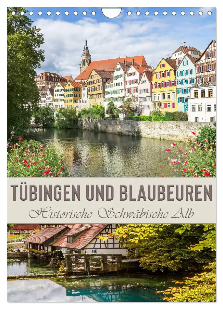 Cover: 9783516385052 | TÜBINGEN UND BLAUBEUREN Historische Schwäbische Alb (Wandkalender...
