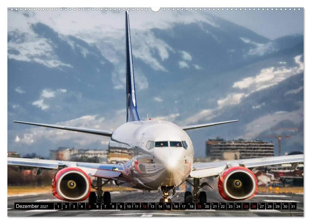 Bild: 9783569615052 | Flugzeugkalender (Wandkalender 2027 DIN A2 quer), CALVENDO...