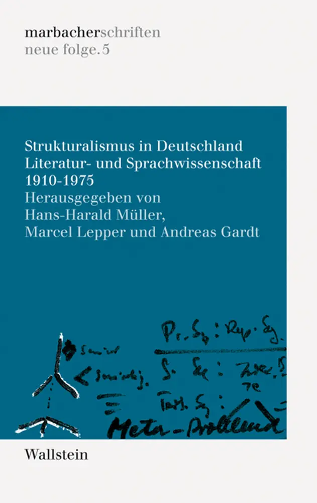 Cover: 9783835305052 | Strukturalismus in Deutschland | Andreas Gardt (u. a.) | Taschenbuch