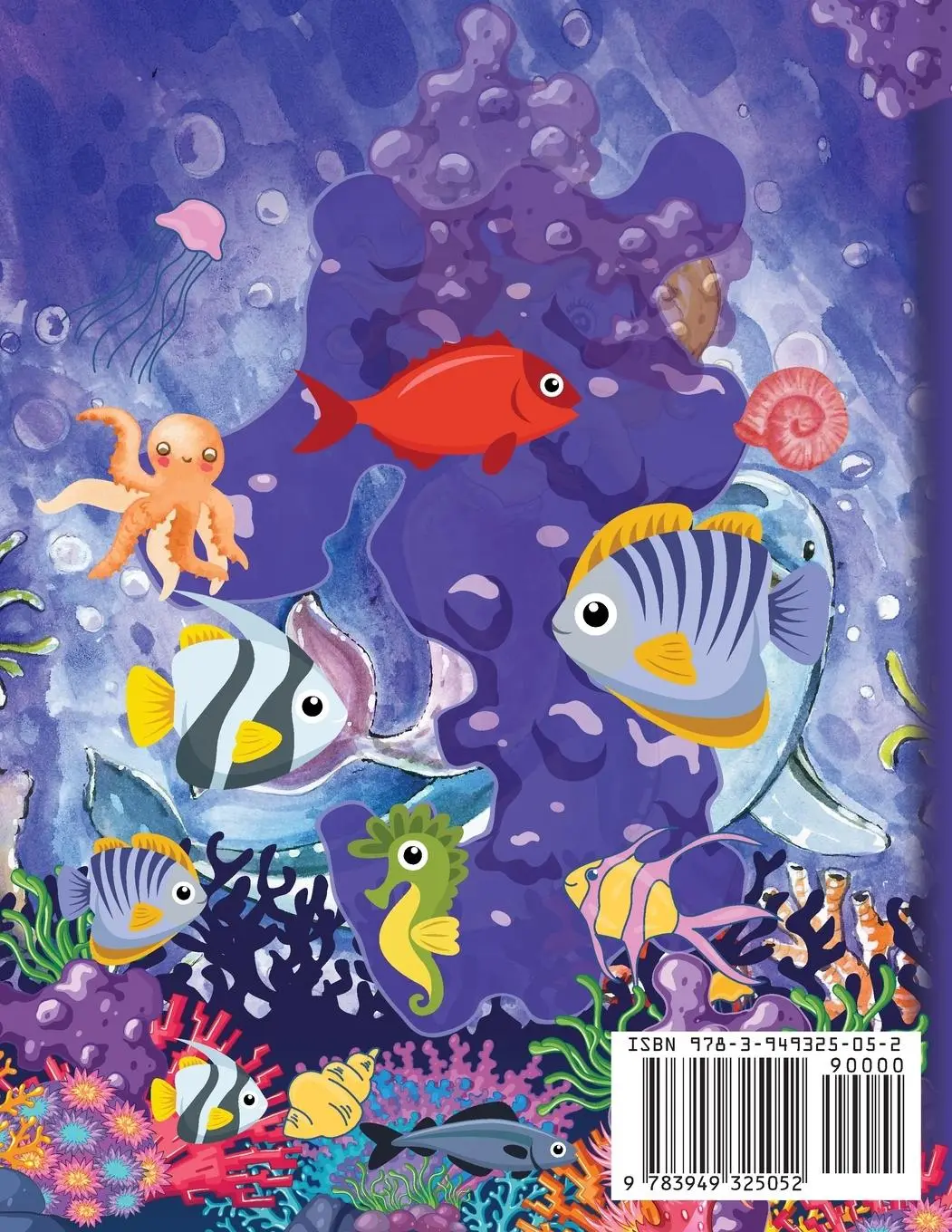 Rückseite: 9783949325052 | Mermaid Coloring Doll &amp; Coloring Book Sea Animals as a Calm Down...