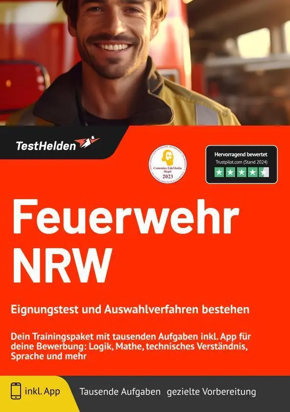 Cover: 9783988175052 | Feuerwehr NRW Eignungstest und Auswahlverfahren bestehen: Dein...