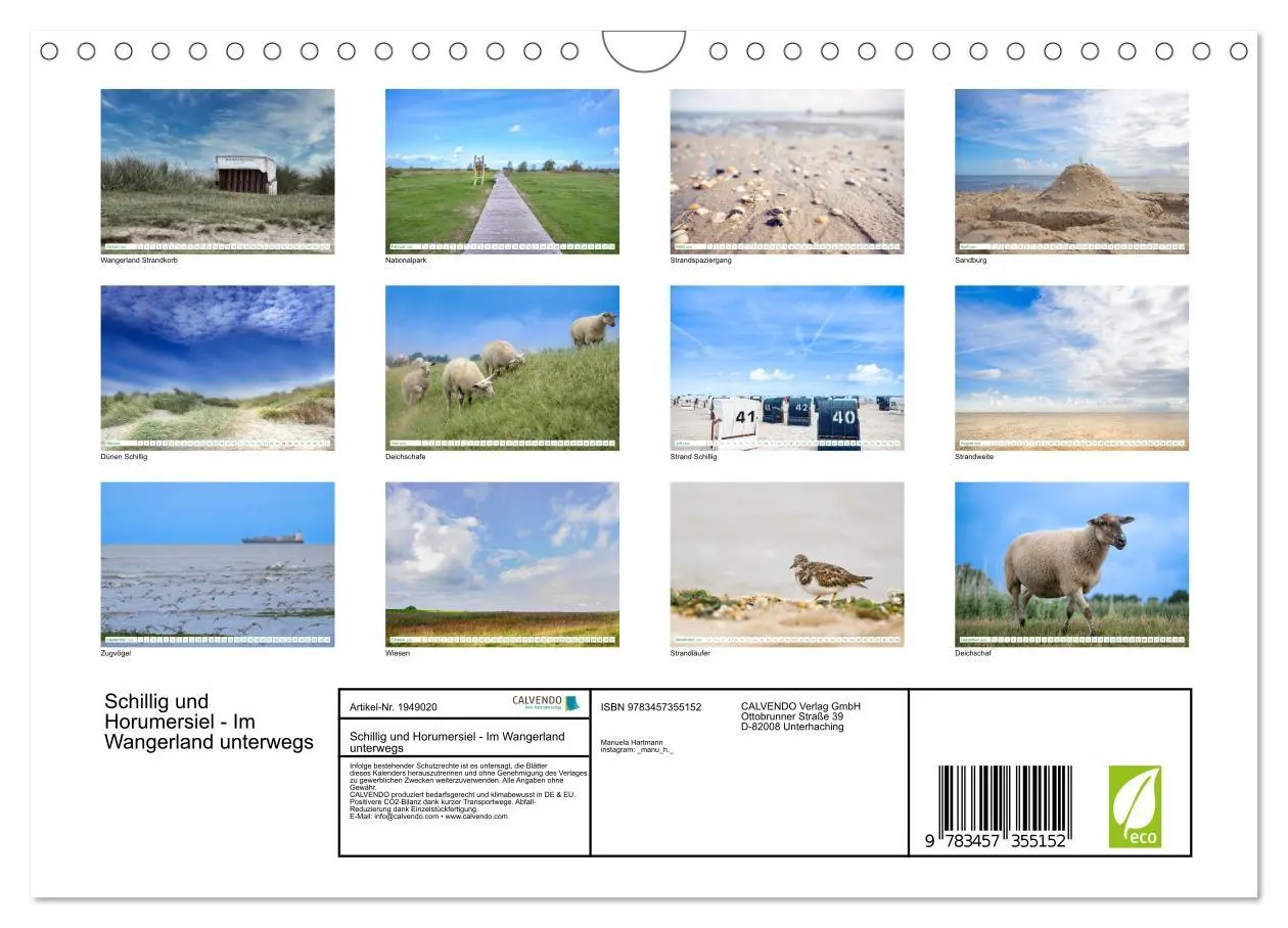 Bild: 9783457355152 | Schillig und Horumersiel - Im Wangerland unterwegs (Wandkalender...
