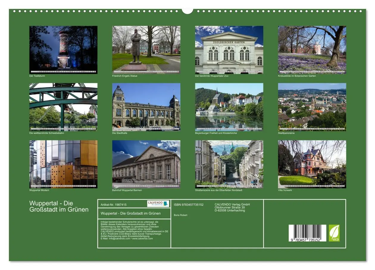 Bild: 9783457735152 | Wuppertal - Die Großstadt im Grünen (hochwertiger Premium...