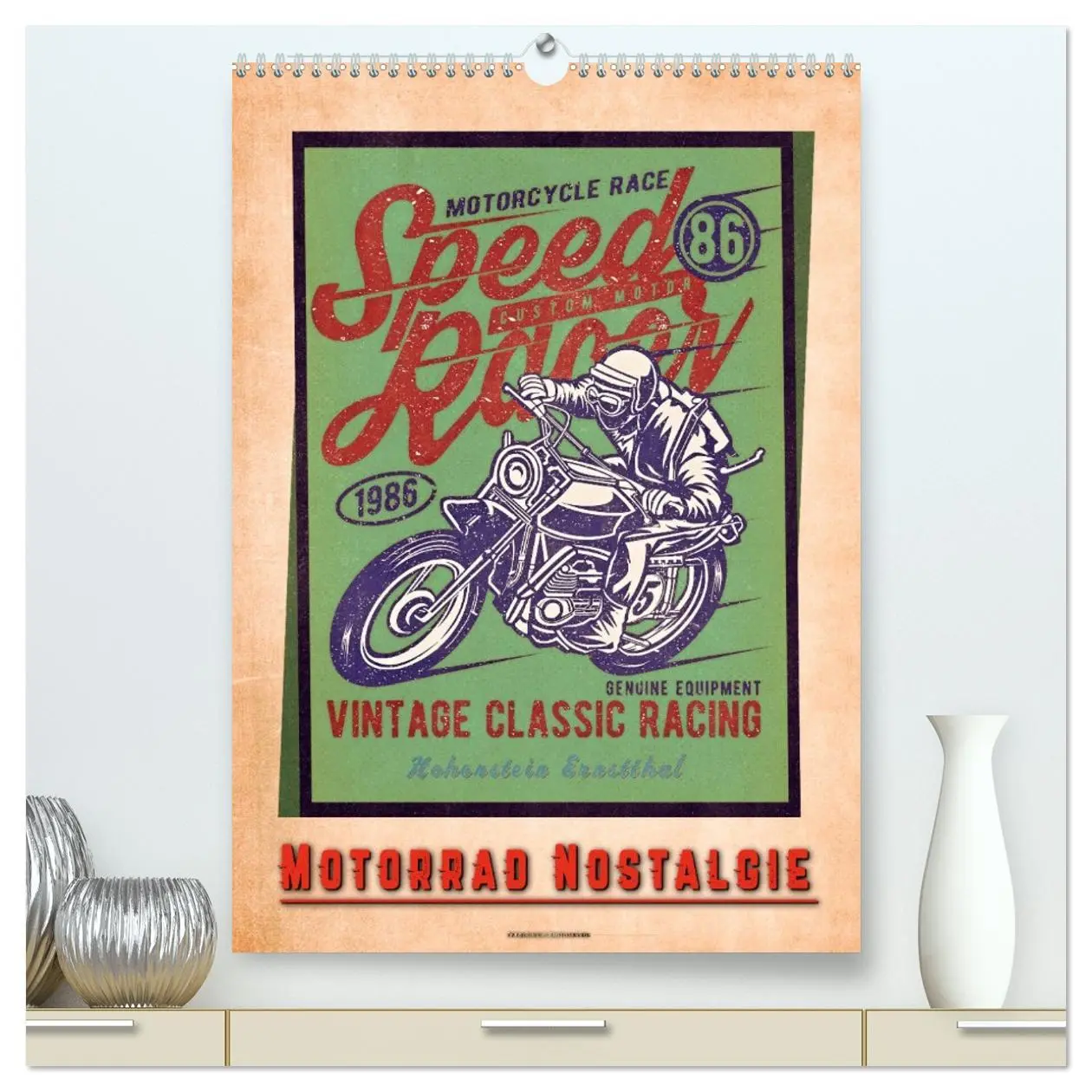 Cover: 9783516375152 | Motorrad Nostalgie (hochwertiger Premium Wandkalender 2026 DIN A2...