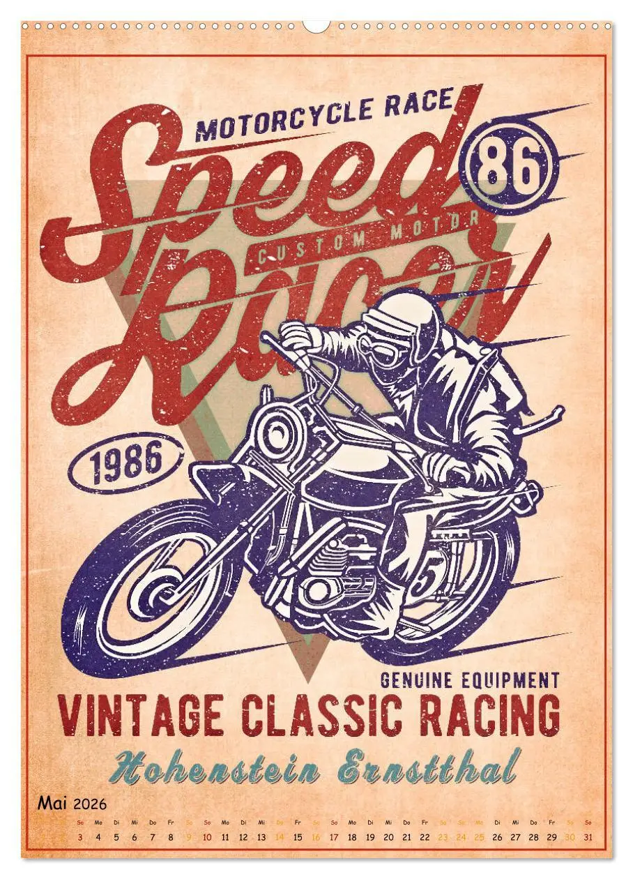 Bild: 9783516375152 | Motorrad Nostalgie (hochwertiger Premium Wandkalender 2026 DIN A2...