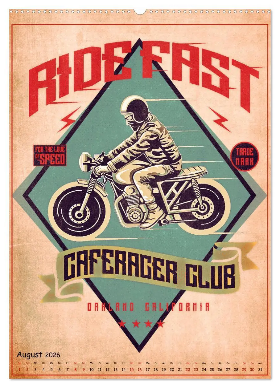 Bild: 9783516375152 | Motorrad Nostalgie (hochwertiger Premium Wandkalender 2026 DIN A2...