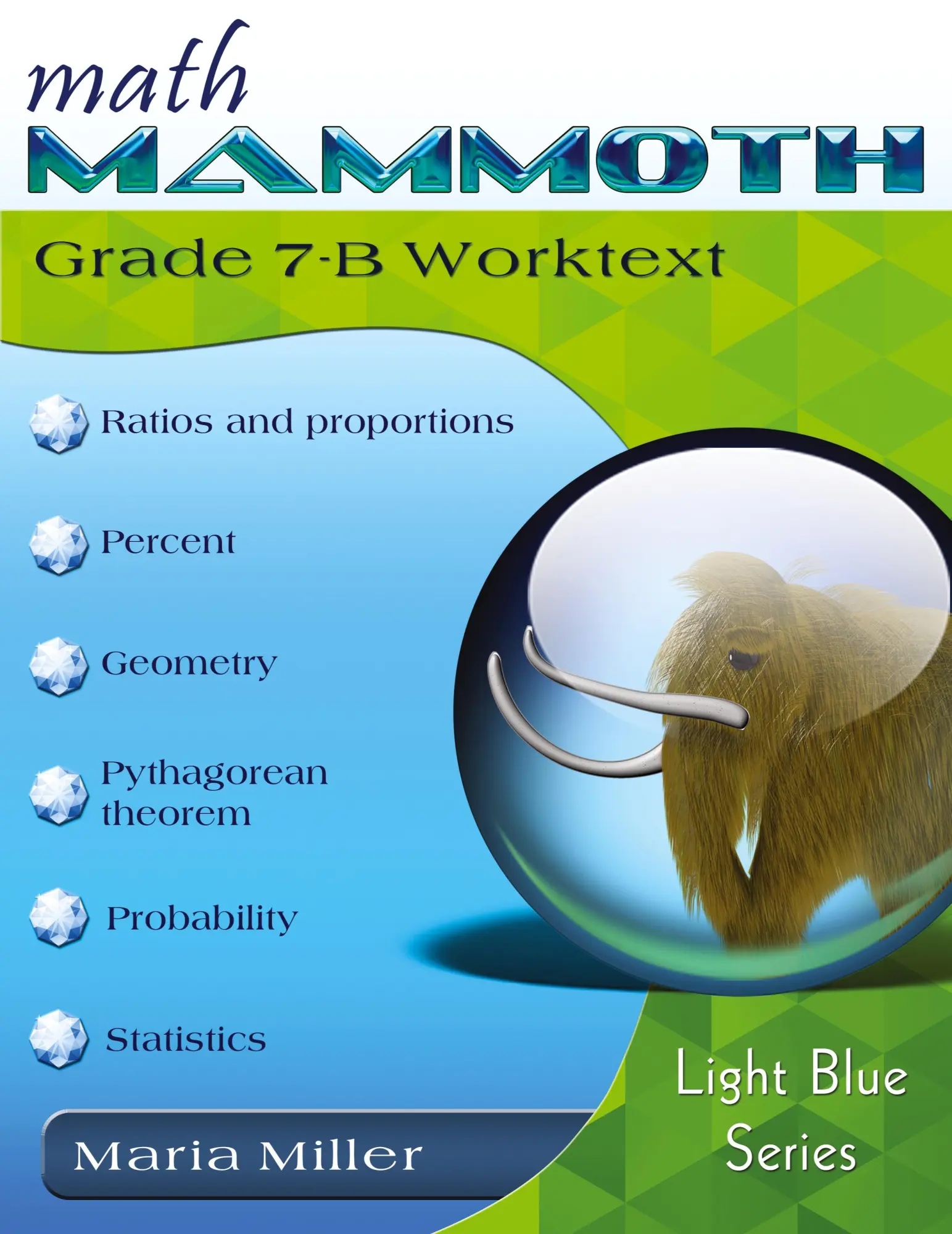 Cover: 9781942715252 | Math Mammoth Grade 7-B Worktext | Maria Miller | Taschenbuch | 2016