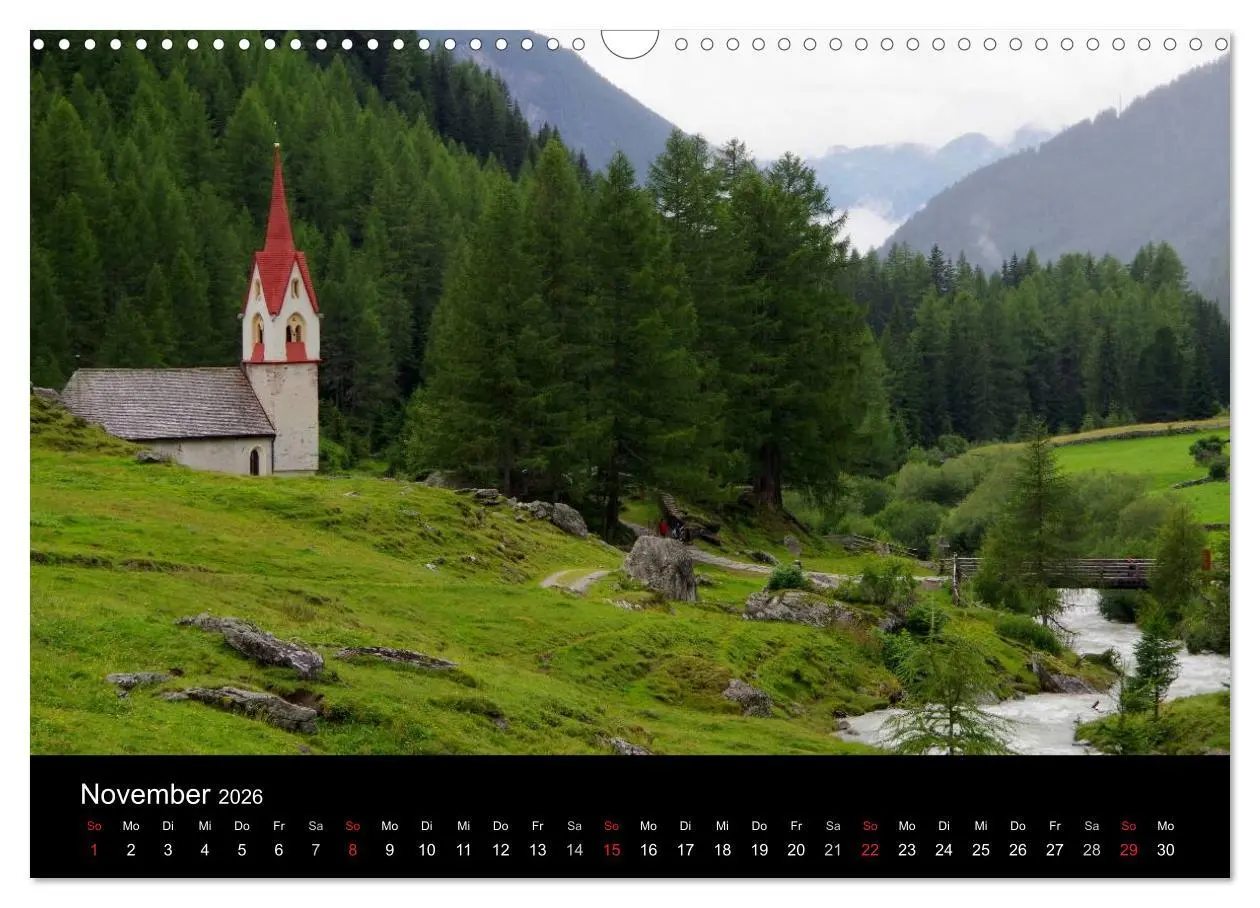 Bild: 9783516125252 | Im Tauferer Ahrntal in Südtirol (Wandkalender 2026 DIN A3 quer),...