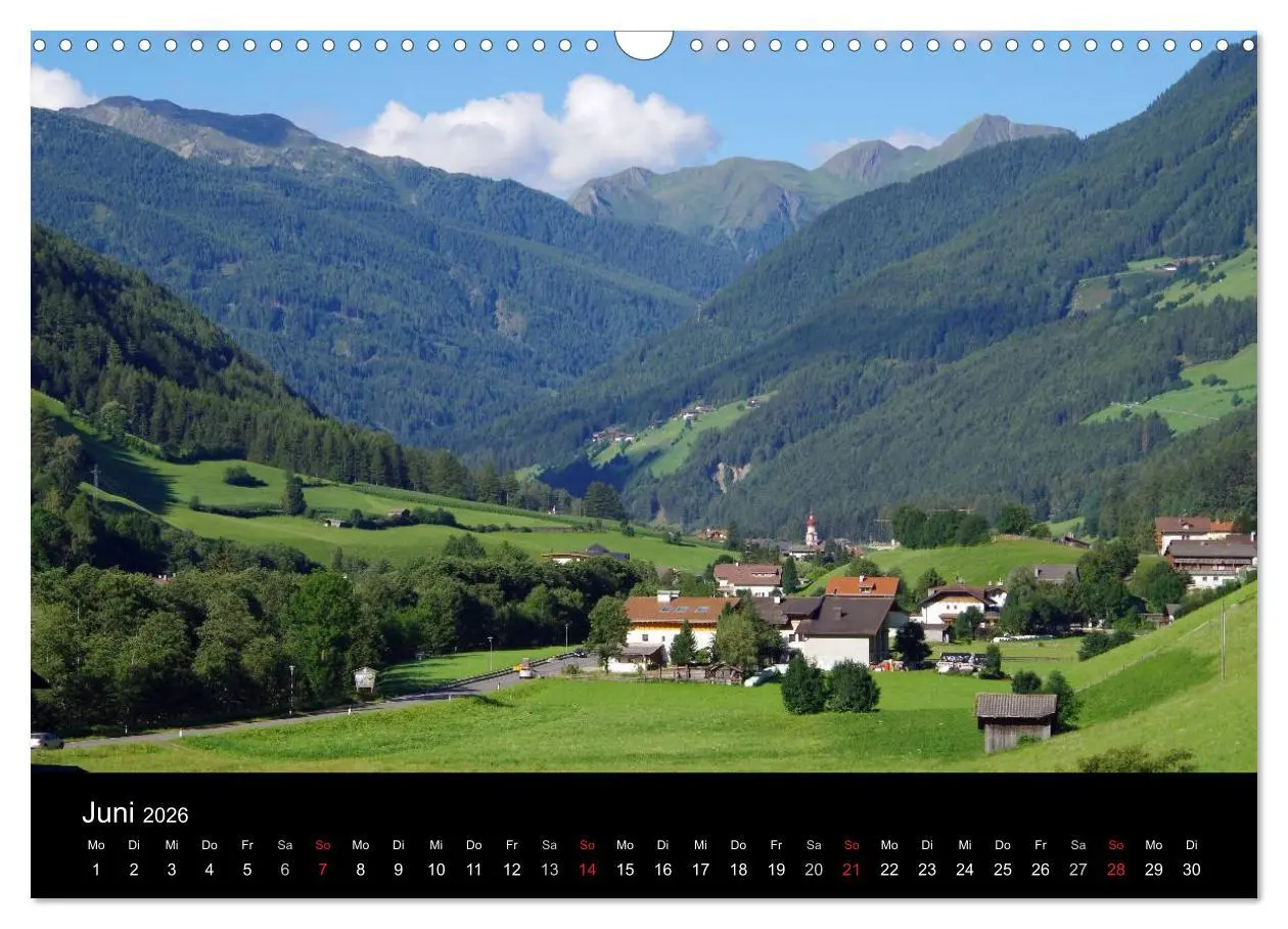 Bild: 9783516125252 | Im Tauferer Ahrntal in Südtirol (Wandkalender 2026 DIN A3 quer),...
