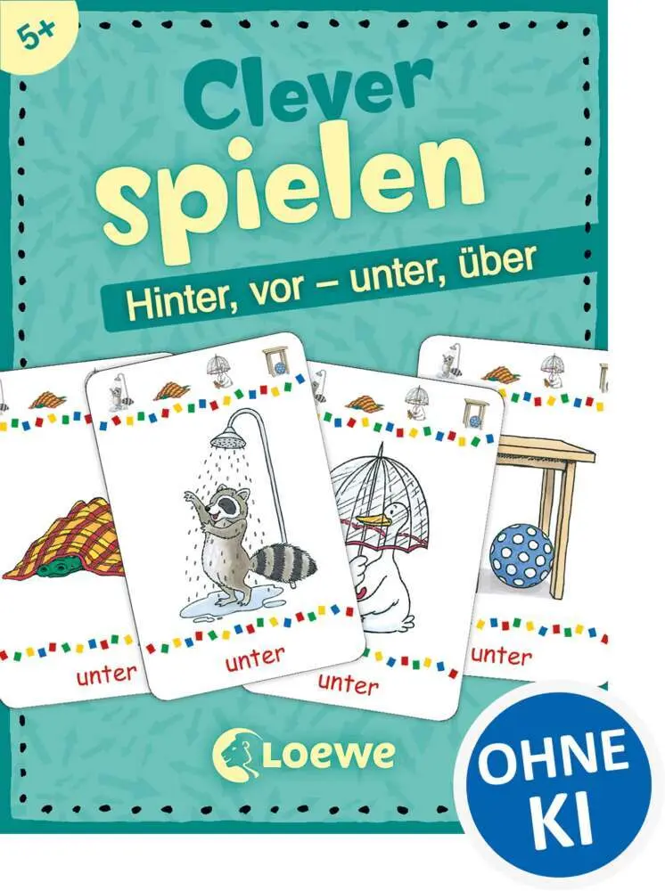 Cover: 9783785585252 | Clever spielen - Hinter, vor - unter, über (Kartenspiel) | Merle