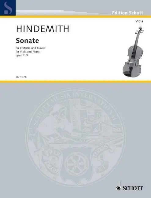 Cover: 9783795795252 | Sonate | Edition Schott | Paul Hindemith | Broschüre | 56 S. | Deutsch