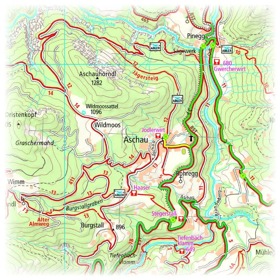 Bild: 9783961325252 | Vorderes Zillertal /Achensee /Alpbachtal /Wildschönau. Wander- und...