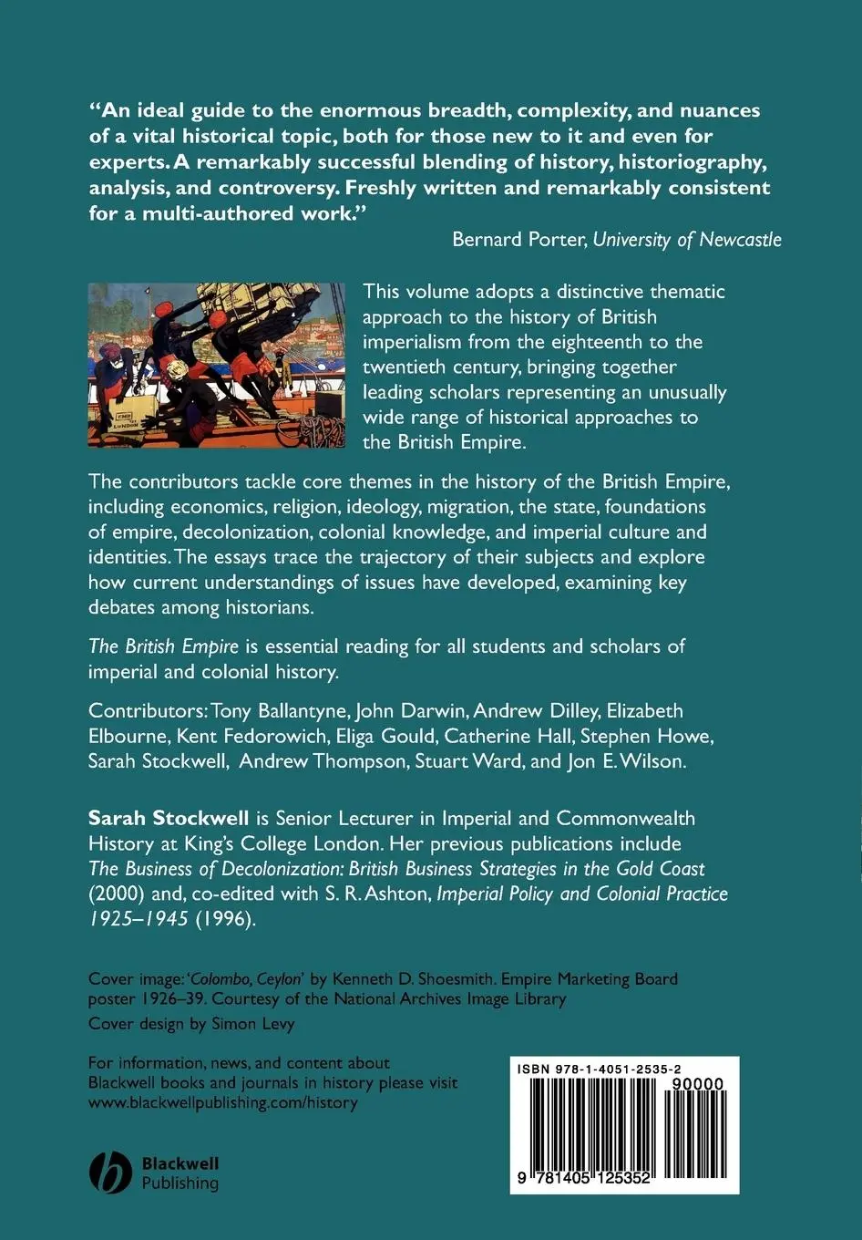 Rückseite: 9781405125352 | The British Empire - Themes and Perspectives | Themes and Perspectives