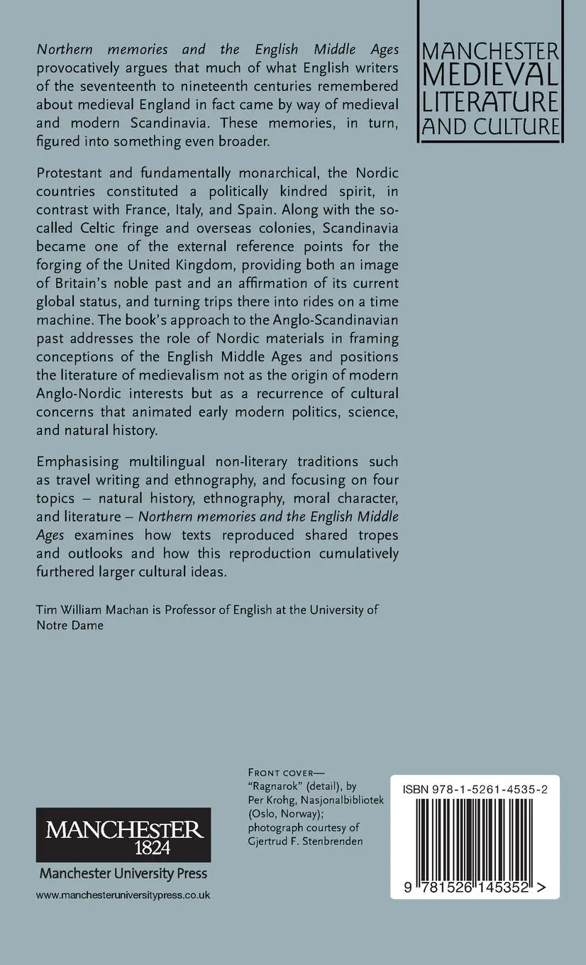Rückseite: 9781526145352 | Northern memories and the English Middle Ages | Tim William Machan