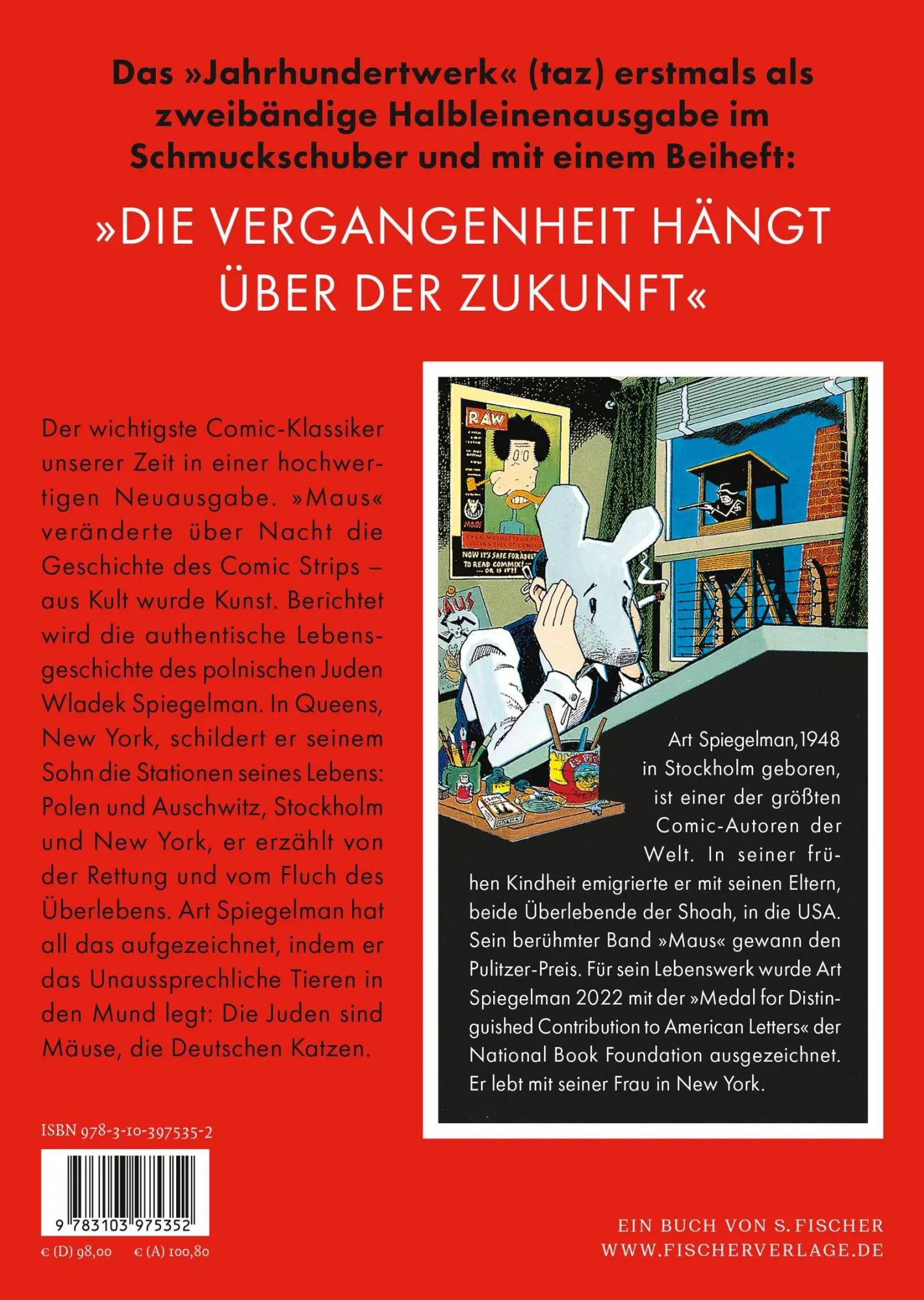 Rückseite: 9783103975352 | Maus | Die Geschichte eines Überlebenden | Art Spiegelman | Buch